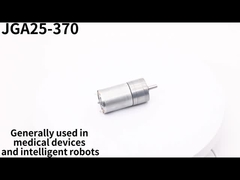 ASLONG ছোট মোটর JGA25-370 6/12/24 V 7.5-1931RPPM পিওর মেটাল ডিসি ব্রাশড রিডাকশন মোটর
