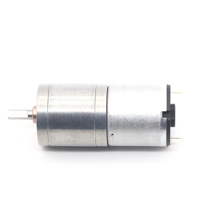 মিনি মাইক্রো নিম্ন গোলমাল 12v JGA25-340 12V 77RPM 1:103 ধাতু গিয়ার সঙ্গে নিম্ন গতি উচ্চ টর্ক