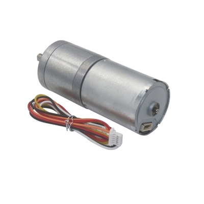 কম গোলমাল ছোট মোটর 12V24V JGA25-2430 ডিসি ব্রাশহীন বিলম্ব মোটর 12V বিলম্ব ছোট মোটর