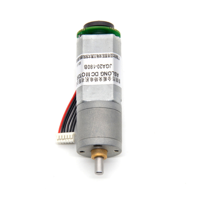 ব্রাশ মোটর এনকোডার JGA20-180B 12V 21RPM 1:374 এনকোডার সহ 12v ডিসি মোটর এনকোডার সহ মাইক্রো ডিসি গিয়ার মোটর