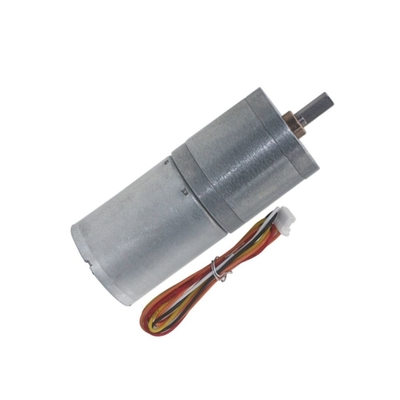 কম গোলমাল ছোট মোটর 12V24V JGA25-2430 ডিসি ব্রাশহীন বিলম্ব মোটর 12V বিলম্ব ছোট মোটর