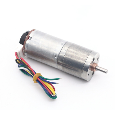 6v 12v 25 মিমি ব্রাশযুক্ত ডিসি গিয়ার মোটর এনকোডার JGA25-370B উচ্চ টর্ক 25 মিমি ব্রাশযুক্ত ডিসি গিয়ার মোটর