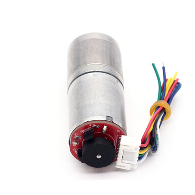 6v 12v 25 মিমি ব্রাশযুক্ত ডিসি গিয়ার মোটর এনকোডার JGA25-370B উচ্চ টর্ক 25 মিমি ব্রাশযুক্ত ডিসি গিয়ার মোটর