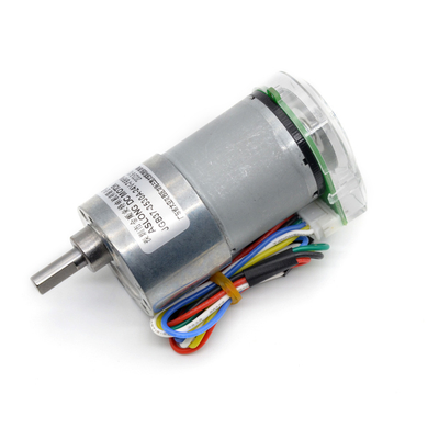 উচ্চ টর্ক 24V 59RPM JGB37-3530A উচ্চ টর্ক নিম্ন গতির ডিসি গিয়ার বৈদ্যুতিক মোটর 37mm