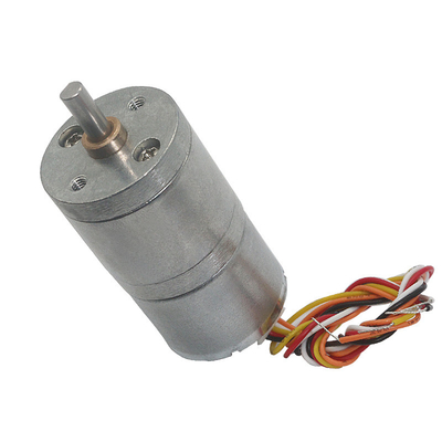 25mm BLDC ব্রাশলেস DC গিয়ার মোটর 24V 2000RPM CCW CW ব্রেক PMW স্পিড কন্ট্রোল